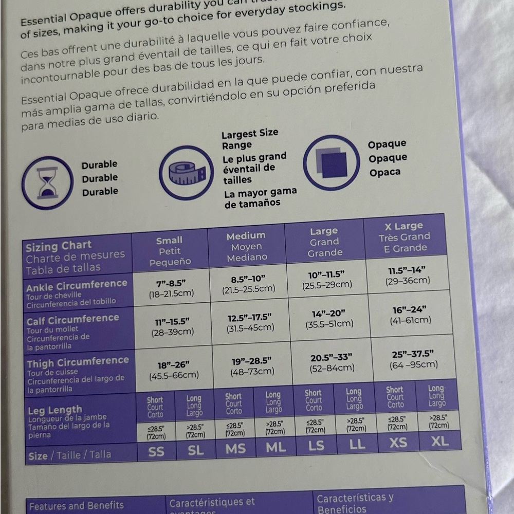 Essentials Beige Compression Stockings - image 5